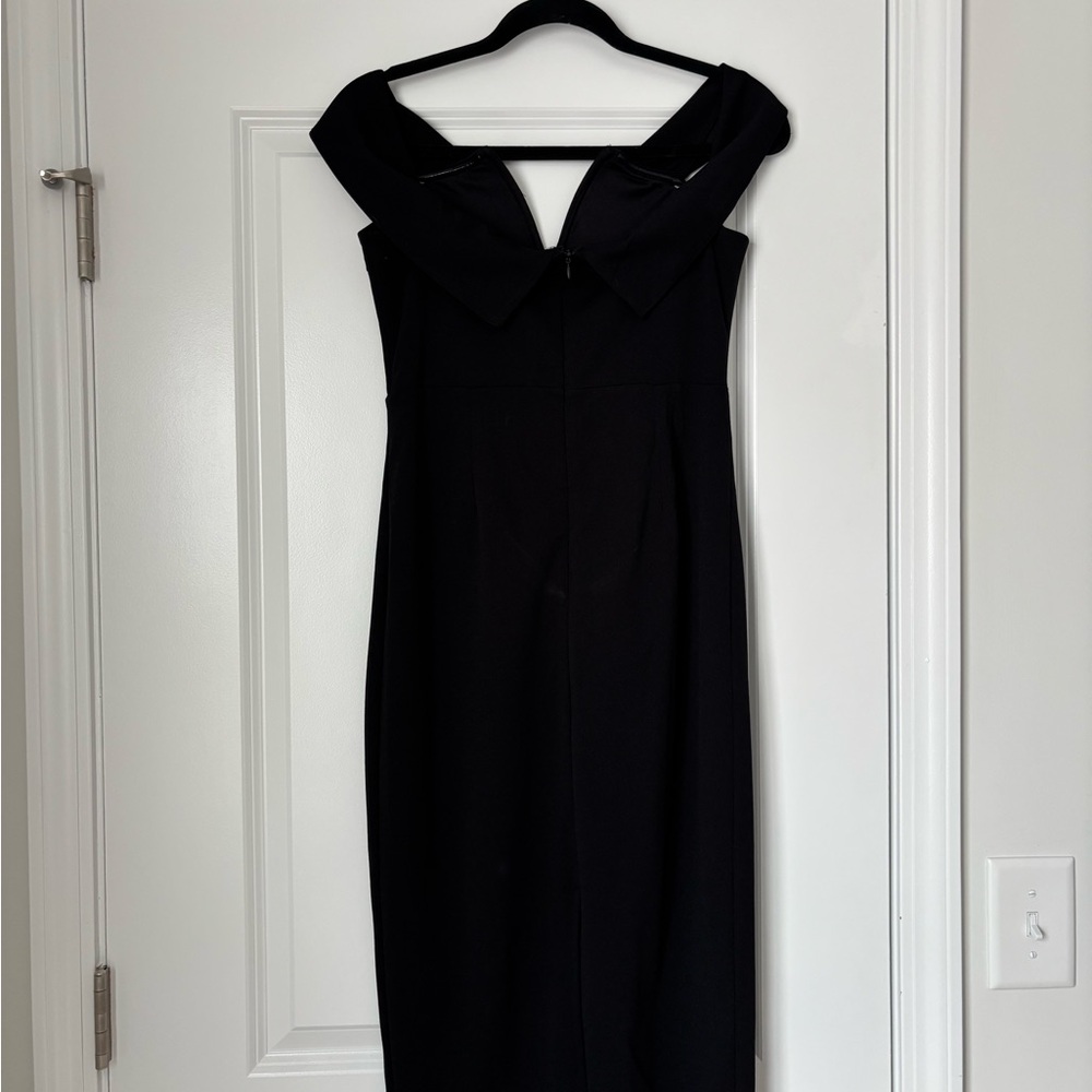 Lulu's Black Strapless Dress